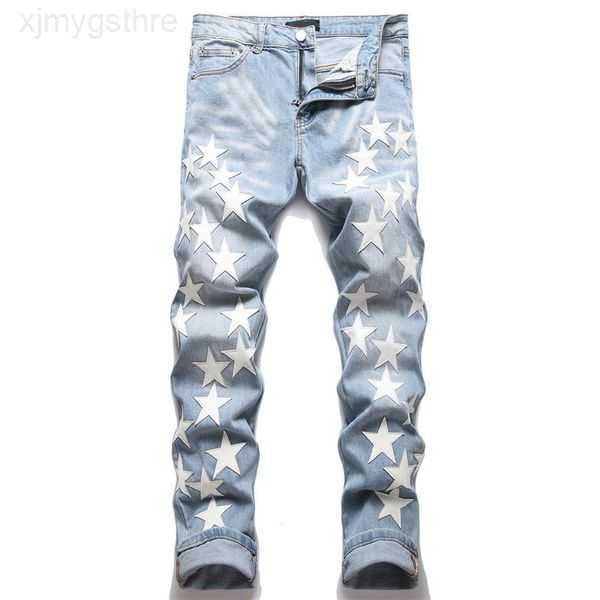 mens jeans mens designer ammis for with stars embroidery starts printed pencil pants cotton skinny ripped motorcycle pant fashion 2m5yy, Blue
mens jeans mens designer ammis for with stars embroidery starts printed pencil pants cotton skinny ripped motorcycle pant fashion 2m5yy, Blue