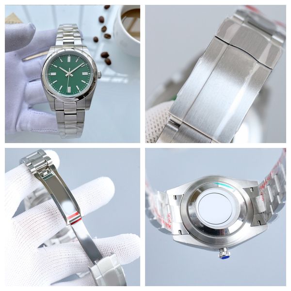 Luxury Men's Watch 41mm/36mm Women's 904L Band Green Dial Watch Luminous Sapphire Mirror Waterproof Watch Montreux Luxury Jason 007
Luxury Men's Watch 41mm/36mm Women's 904L Band Green Dial Watch Luminous Sapphire Mirror Waterproof Watch Montreux Luxury Jason 007