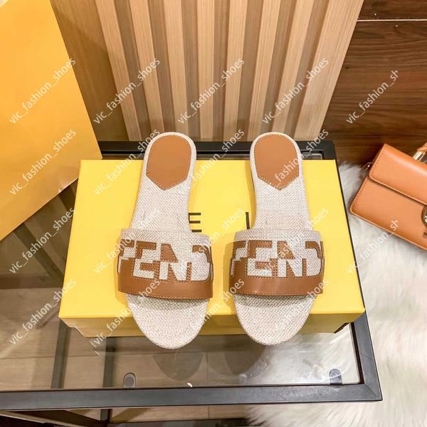 2023 5a designer women slippers ff letter buckle slides fashion leather sandals multicolor flat slide summer beach slipper, Black
2023 5a designer women slippers ff letter buckle slides fashion leather sandals multicolor flat slide summer beach slipper, Black