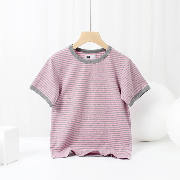 t shirts children s clothes boys short sleeve striped print o round neck girls tshirt 230408 230422, Blue
t shirts children s clothes boys short sleeve striped print o round neck girls tshirt 230408 230422, Blue