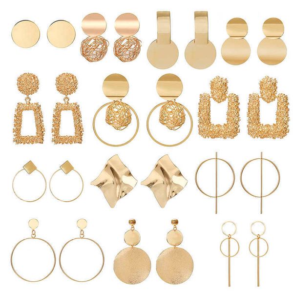 charm fashion statement earrings 2023 big geometric earrings for women hanging dangle earrings drop earing modern jewelry w0422, Golden
charm fashion statement earrings 2023 big geometric earrings for women hanging dangle earrings drop earing modern jewelry w0422, Golden