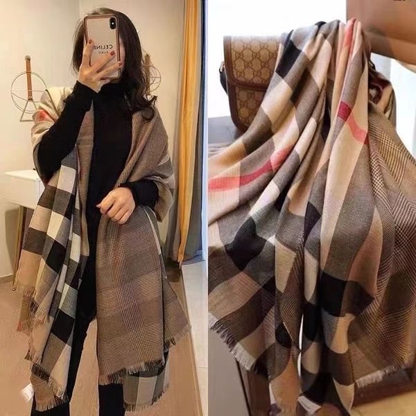 wemon designer cashmere scarf winter women and men long scarf quality headband fashion classic printed check big plaid shawls, Blue;gray
wemon designer cashmere scarf winter women and men long scarf quality headband fashion classic printed check big plaid shawls, Blue;gray