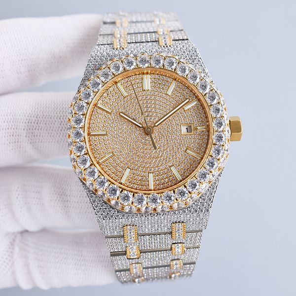diamond watch automatic mechanical mens watches 42mm sapphire waterproof wristband men casual business wristwatch montre de luxe folding buc, Slivery;brown
diamond watch automatic mechanical mens watches 42mm sapphire waterproof wristband men casual business wristwatch montre de luxe folding buc, Slivery;brown