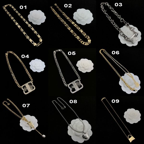 simplicity classics two-tone letter pendants designed necklace bracelet earrings set men's non-fading women's gifts designer jewel, Silver
simplicity classics two-tone letter pendants designed necklace bracelet earrings set men's non-fading women's gifts designer jewel, Silver