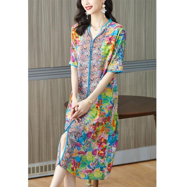 dresses 2022 new pink floral mulberry silk vneck midi dress women boho fashion light sundress summer korean elegant bodycon dress, Black;gray
dresses 2022 new pink floral mulberry silk vneck midi dress women boho fashion light sundress summer korean elegant bodycon dress, Black;gray