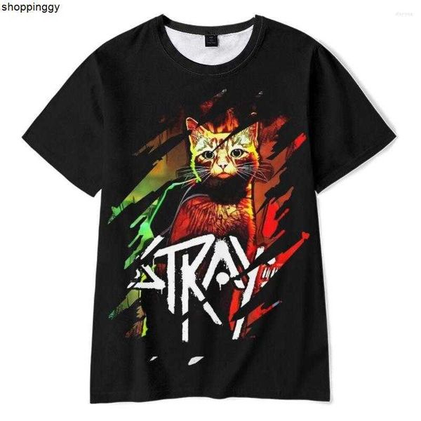 t-shirts t shirts stray tshirt sleeve harajuku streetwear cat print game clothes, White;black
t-shirts t shirts stray tshirt sleeve harajuku streetwear cat print game clothes, White;black