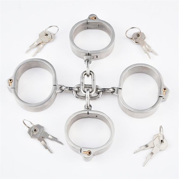 stainless steel handcuffs ankle cuff with chain bondage stealth lock design hand cuffs restraints fetish tiys for women men282f
stainless steel handcuffs ankle cuff with chain bondage stealth lock design hand cuffs restraints fetish tiys for women men282f