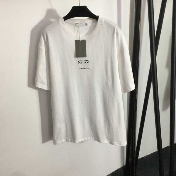 23ss womens designer clothing tee womens t-shirt round neck pure cotton offset printing logo alphabet print loose all-match short sleeve t-s, White
23ss womens designer clothing tee womens t-shirt round neck pure cotton offset printing logo alphabet print loose all-match short sleeve t-s, White