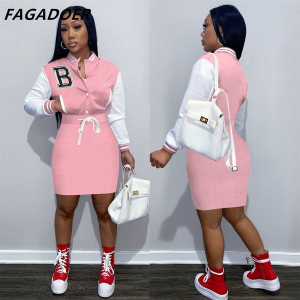 casual dresses fagadore women long sleeve single breasted sweatshirt style baseball casual mini dress autumn street active dresses vestido 2, Black;gray
casual dresses fagadore women long sleeve single breasted sweatshirt style baseball casual mini dress autumn street active dresses vestido 2, Black;gray