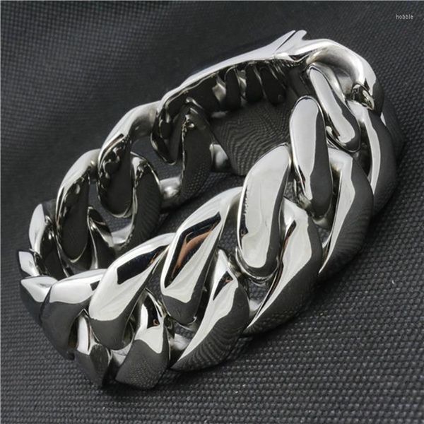 link bracelets 24mm 316l stainless steel curb cuban bracelet huge heavy silver color chain whole jewelry mens boys adjust leng259l, Black
link bracelets 24mm 316l stainless steel curb cuban bracelet huge heavy silver color chain whole jewelry mens boys adjust leng259l, Black