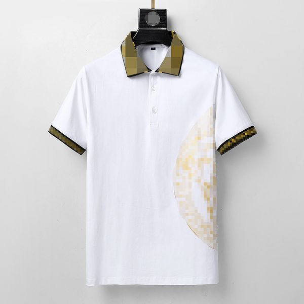 men and women designer polo shirt men's casual business fashion letter printed t-shirt high street men's polo shirt quality wholes, White;black
men and women designer polo shirt men's casual business fashion letter printed t-shirt high street men's polo shirt quality wholes, White;black