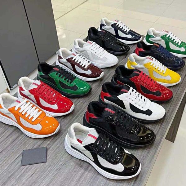 men america's cup xl leather sneakers patent leather flat trainers black mesh lace-up casual shoes outdoor runner trainers sport shoes
men america's cup xl leather sneakers patent leather flat trainers black mesh lace-up casual shoes outdoor runner trainers sport shoes