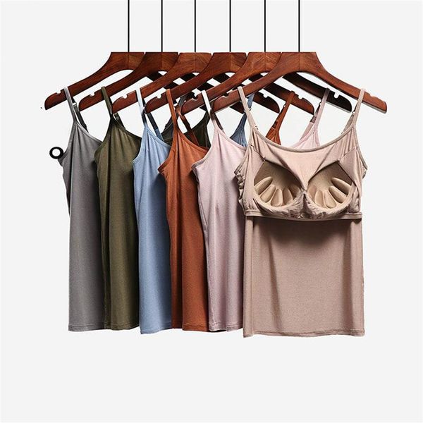 camisoles & tanks women 2022 fashion padded bra tank female model spaghetti solid cami vest ladies built in g05298u, Black;white
camisoles & tanks women 2022 fashion padded bra tank female model spaghetti solid cami vest ladies built in g05298u, Black;white