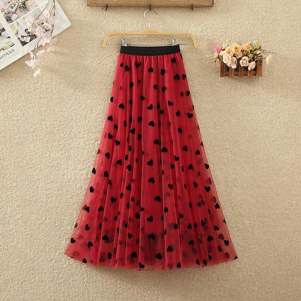 dresses chiffon tulle skirt women kawaii love heart printed mesh midi high waist a line cute skirt preppy woman korean fashion clothes, Black;gray
dresses chiffon tulle skirt women kawaii love heart printed mesh midi high waist a line cute skirt preppy woman korean fashion clothes, Black;gray