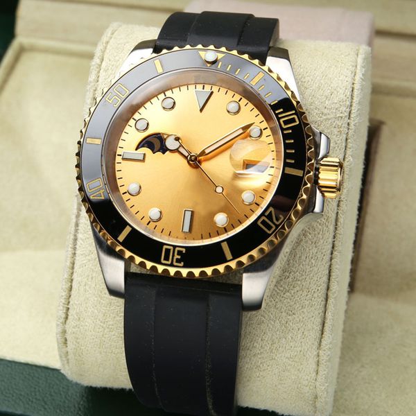 mens watch automatic mechanical 8217 movement sun moon designer watches 41mm sapphire business wristwatch waterproof 100m swimming montre de, Slivery;brown
mens watch automatic mechanical 8217 movement sun moon designer watches 41mm sapphire business wristwatch waterproof 100m swimming montre de, Slivery;brown