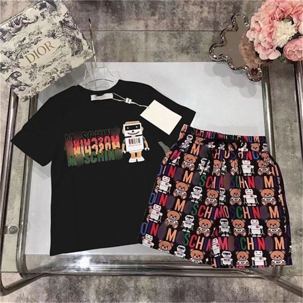 summer clothing sets men's and women's two-piece set bear series children's clothes short sleeve t-shirt shorts pure cotton w, White
summer clothing sets men's and women's two-piece set bear series children's clothes short sleeve t-shirt shorts pure cotton w, White