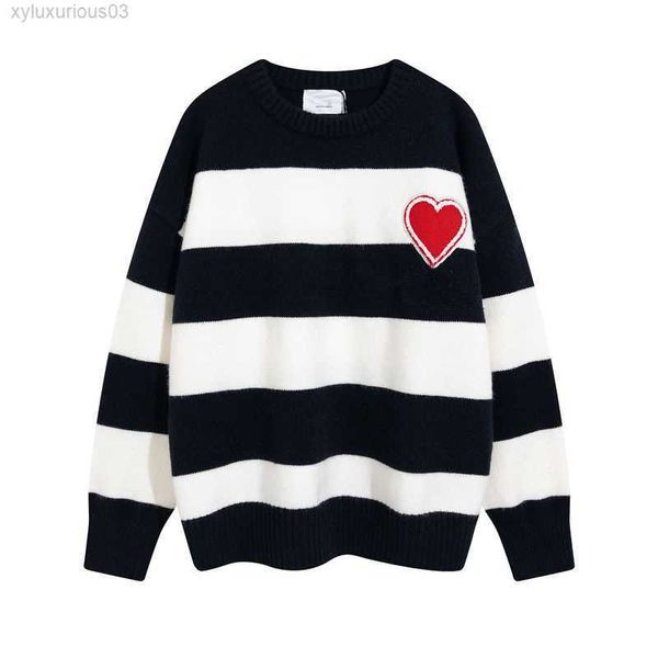 designer sweater man woman three black and white stripe rainbow colors womens sweaters knit love a low collar fashion letter long sleeve clo
designer sweater man woman three black and white stripe rainbow colors womens sweaters knit love a low collar fashion letter long sleeve clo