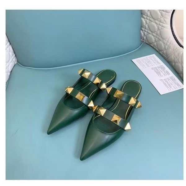baotou women's slippers op21 temperament everything sharp head rivets half drag mature breathable female summer fashion outside wear li, Black
baotou women's slippers op21 temperament everything sharp head rivets half drag mature breathable female summer fashion outside wear li, Black