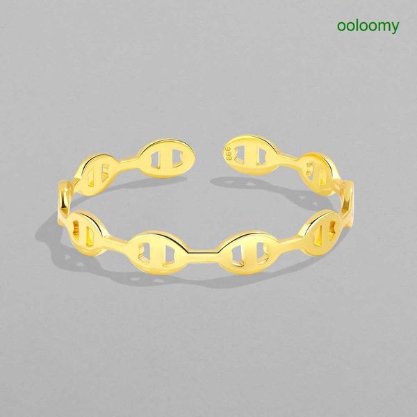 hemres designer bracelet korean version hollowed out pig nose open bangle hip-hop trend ins style personalized adjustable bracelet, Black
hemres designer bracelet korean version hollowed out pig nose open bangle hip-hop trend ins style personalized adjustable bracelet, Black