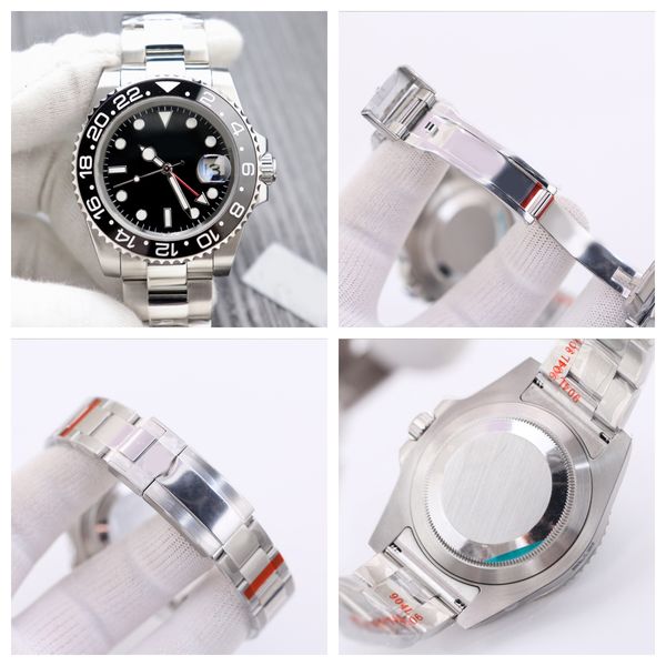 High quality men's automatic mechanical watch black dial 40mm 904L stainless steel mirror sapphire luminous watch Montre de Luxe
High quality men's automatic mechanical watch black dial 40mm 904L stainless steel mirror sapphire luminous watch Montre de Luxe