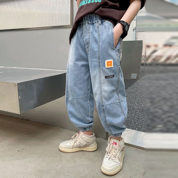 jeans summer boys jeans thin pants anti-mosquito thin jeans soft cotton denim trousers for weather children's clothes bottom jeans 2304, Blue
jeans summer boys jeans thin pants anti-mosquito thin jeans soft cotton denim trousers for weather children's clothes bottom jeans 2304, Blue