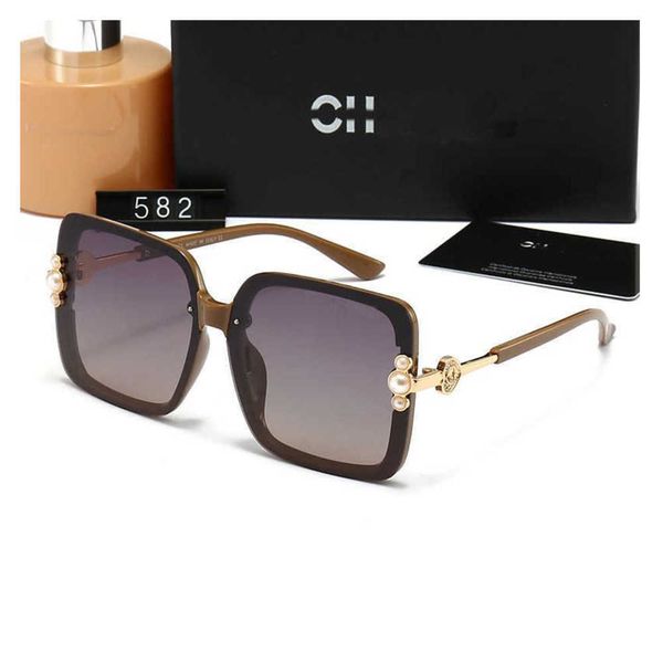 new designer sunglass brand luxury channel sunglasses trendy women's sunscreen temperament polarized shopping uv proof strong glasses, White;black
new designer sunglass brand luxury channel sunglasses trendy women's sunscreen temperament polarized shopping uv proof strong glasses, White;black