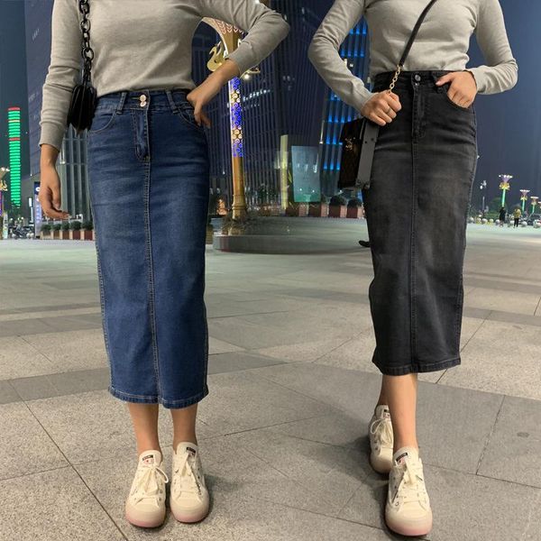dresses 2022 women long jeans skinny skirts blue girls high waist casual denim pencil skirt female, White;black
dresses 2022 women long jeans skinny skirts blue girls high waist casual denim pencil skirt female, White;black