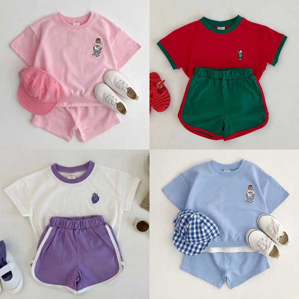 clothing sets summer children's clothing baby multicolor set boys and girls short sleeved t-shirt shorts casual sports two-piece set w0, White
clothing sets summer children's clothing baby multicolor set boys and girls short sleeved t-shirt shorts casual sports two-piece set w0, White