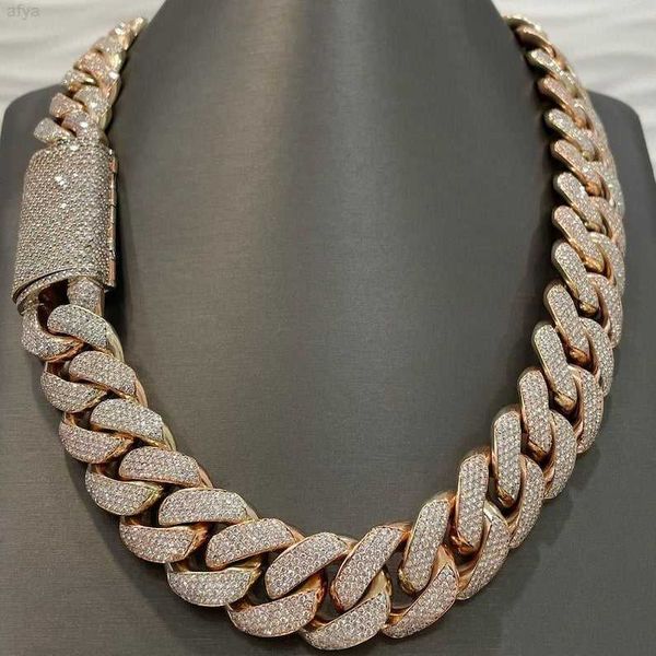 hip hop 20mm moissanite diamonds studded cuban link two tone chain iced out rapper, Silver
hip hop 20mm moissanite diamonds studded cuban link two tone chain iced out rapper, Silver
