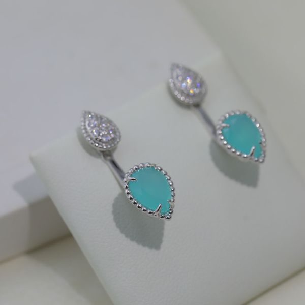 925 sterling silver natural stone stud earrings for girls fashion jewelry brand earrings for women, Golden;silver
925 sterling silver natural stone stud earrings for girls fashion jewelry brand earrings for women, Golden;silver