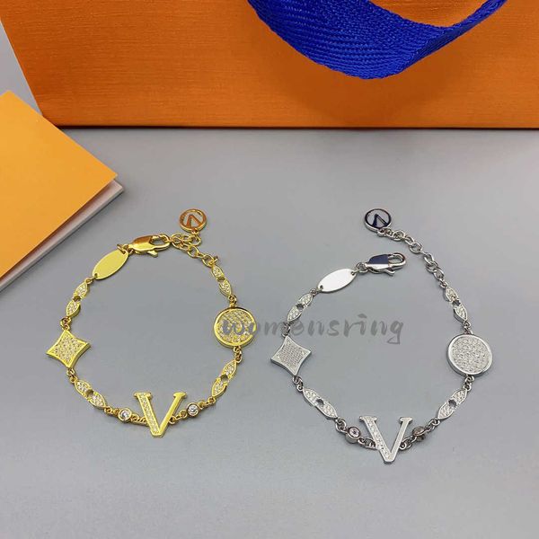 2023 style bracelets women bangle wristband cuff chain designer letter jewelry crystal 18k gold plated stainless steel wedding lovers gift b, Black
2023 style bracelets women bangle wristband cuff chain designer letter jewelry crystal 18k gold plated stainless steel wedding lovers gift b, Black