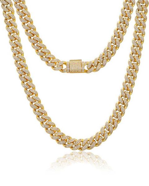 dropshipping us iced out gold plated brass 5a zircon 12mm miami cuban link chain necklace with gift box, Silver
dropshipping us iced out gold plated brass 5a zircon 12mm miami cuban link chain necklace with gift box, Silver