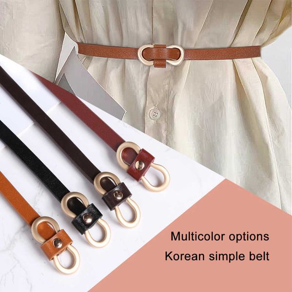 belts belt dress simple versatile fashion women leather belts thin skinny metal all-match punching waistband dress accessories w0424, Black;brown
belts belt dress simple versatile fashion women leather belts thin skinny metal all-match punching waistband dress accessories w0424, Black;brown