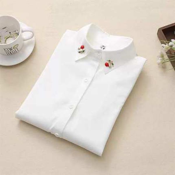women's blouses shirts chic collar blouse solid color long sleeve female casual office lady shirts blouse clothing for women xz691 230, White
women's blouses shirts chic collar blouse solid color long sleeve female casual office lady shirts blouse clothing for women xz691 230, White