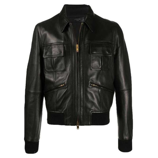designer casual coats amiiri quan zhilong same slp leather patch old black motorcycle jacket leather coat men's autumn winter outerwear, Black;brown
designer casual coats amiiri quan zhilong same slp leather patch old black motorcycle jacket leather coat men's autumn winter outerwear, Black;brown