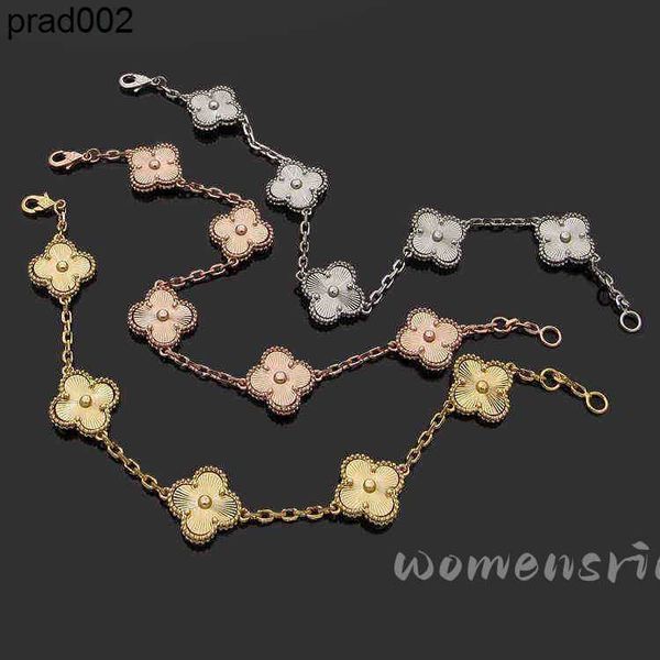 est luxury designer link chain bracelet four-leaf cleef clover womens fashion 18k gold bracelets jewelry u6 1, Golden;silver
est luxury designer link chain bracelet four-leaf cleef clover womens fashion 18k gold bracelets jewelry u6 1, Golden;silver
