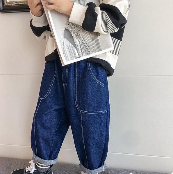 jeans boy girl loose jeans kids fashion korean style casual solid color trousers spring autumn children's denim pants for 2-10 yrs 2304, Blue
jeans boy girl loose jeans kids fashion korean style casual solid color trousers spring autumn children's denim pants for 2-10 yrs 2304, Blue