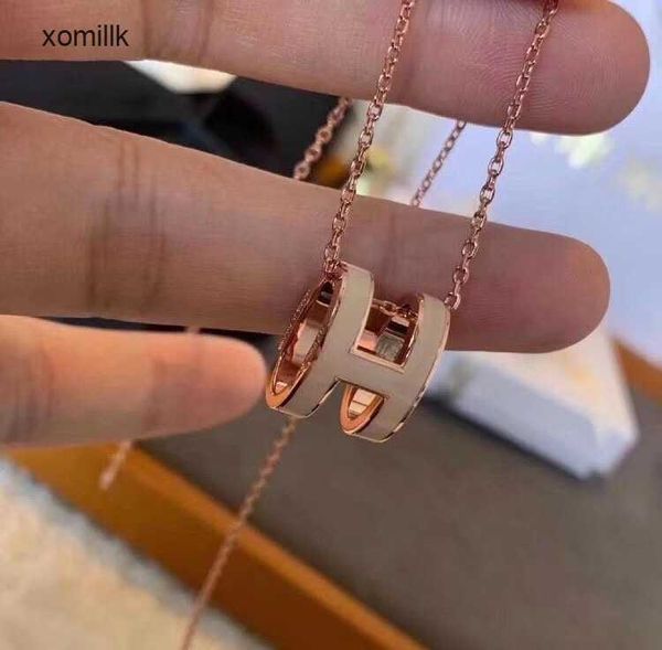 hermm designer necklace strands aijia enamel glue drop h letter sterling silver female couple milk tea grey mini rose gold lock bone chain l, Black
hermm designer necklace strands aijia enamel glue drop h letter sterling silver female couple milk tea grey mini rose gold lock bone chain l, Black