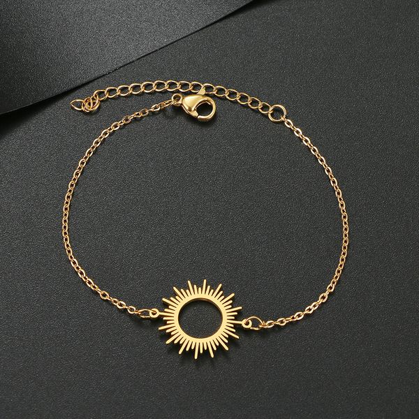 charm bracelets stainless steel bracelets bohemian circle hollow out round fashion chain charm bracelet for women jewelry party friend gift, Golden;silver
charm bracelets stainless steel bracelets bohemian circle hollow out round fashion chain charm bracelet for women jewelry party friend gift, Golden;silver