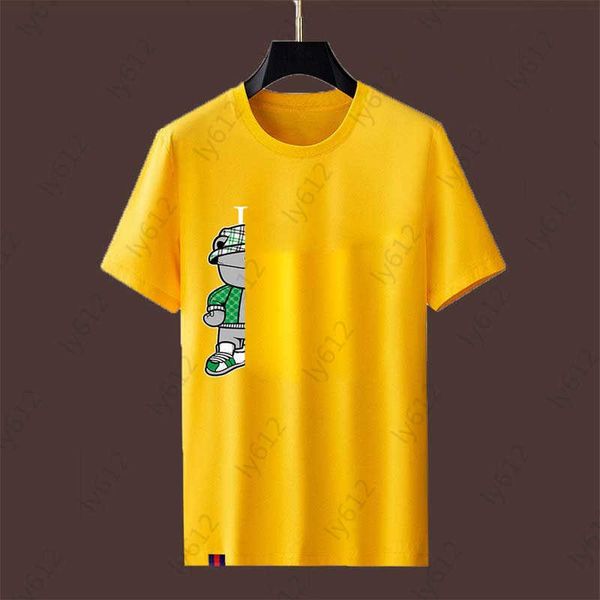 yellow designer mens summer fashion leisure luxury classic bear pattern brand letter logo panel printed round neck short sleeve streetwear, White;black
yellow designer mens summer fashion leisure luxury classic bear pattern brand letter logo panel printed round neck short sleeve streetwear, White;black