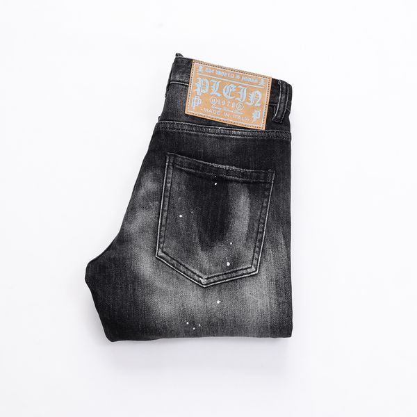 plein bear men's jeans classical fashion pp man denim trousers rock star fit mens casual design ripped jeans distressed skinny biker cl, Blue
plein bear men's jeans classical fashion pp man denim trousers rock star fit mens casual design ripped jeans distressed skinny biker cl, Blue