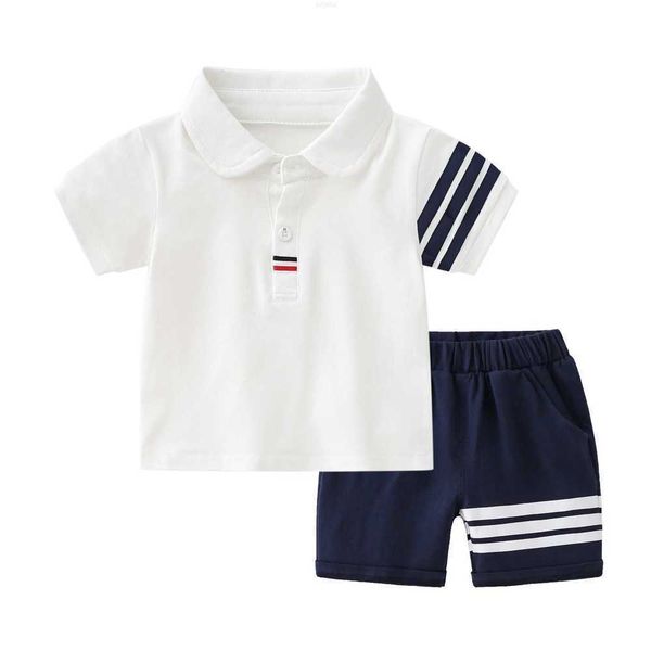 clothing sets summer new boys' suit short sleeve lapel polo shirt t-shirt shorts baby cotton korean sports two-piece set, White
clothing sets summer new boys' suit short sleeve lapel polo shirt t-shirt shorts baby cotton korean sports two-piece set, White