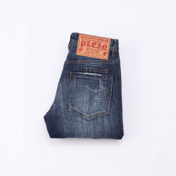 plein bear men's jeans classical fashion pp man denim trousers rock star fit mens casual design ripped jeans distressed skinny biker cl, Blue
plein bear men's jeans classical fashion pp man denim trousers rock star fit mens casual design ripped jeans distressed skinny biker cl, Blue