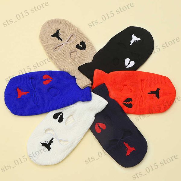beanie/skull caps 2023 new three hole knitted hat love gun hat men's and women's warm wool ear protection riding hat available in, Blue;gray
beanie/skull caps 2023 new three hole knitted hat love gun hat men's and women's warm wool ear protection riding hat available in, Blue;gray