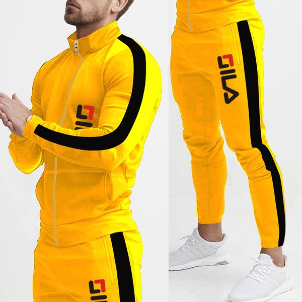 men's tracksuits spring and autumn men's color jogging luxury sweater brand set men's youth fashion leisure sports set zipper, Gray
men's tracksuits spring and autumn men's color jogging luxury sweater brand set men's youth fashion leisure sports set zipper, Gray