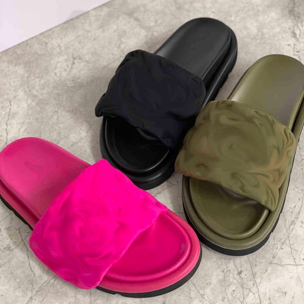 designer women sandals pool pillow flat mules sunset flat comfort mules padded front strap slippers summer beach fashion slides with box no3, Black
designer women sandals pool pillow flat mules sunset flat comfort mules padded front strap slippers summer beach fashion slides with box no3, Black
