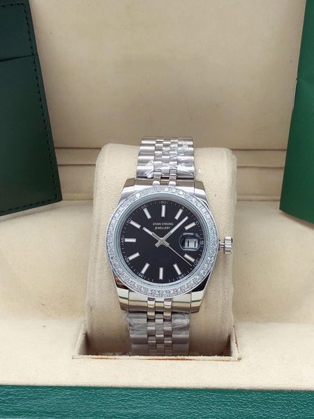 designer fashion men's watches 36mm 41mm diamond bezel automatic mechanical womens wristwatches jubilee stainless steel strap couples s, Slivery;golden
designer fashion men's watches 36mm 41mm diamond bezel automatic mechanical womens wristwatches jubilee stainless steel strap couples s, Slivery;golden