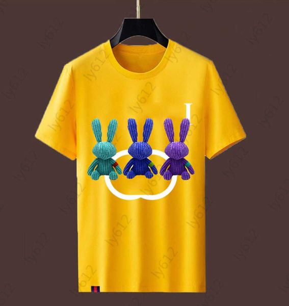 summer mens t-shirts designer yellow fashion leisure luxury classic plush rabbit pattern printed round neck cotton short sleeve t-shirt asi, White;black
summer mens t-shirts designer yellow fashion leisure luxury classic plush rabbit pattern printed round neck cotton short sleeve t-shirt asi, White;black