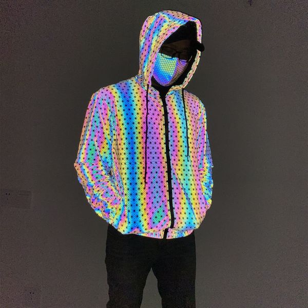 men's jackets geometric pattern dazzling reflective jacket men's european and american knitted breathable rainbow luminous coat me, Black;brown
men's jackets geometric pattern dazzling reflective jacket men's european and american knitted breathable rainbow luminous coat me, Black;brown