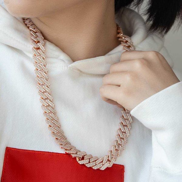 men fine necklace 925 sterling silver vvs diamond gold plated chain miami moissanite iced out 15mm cuban
men fine necklace 925 sterling silver vvs diamond gold plated chain miami moissanite iced out 15mm cuban